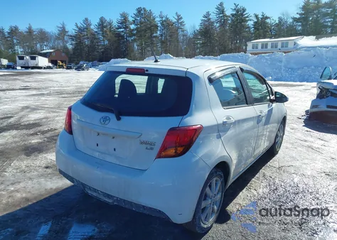 2015 Toyota Yaris Le из США, поврежденный, VIN VNKKTUD35FA018564